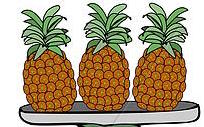 plateau-ananas